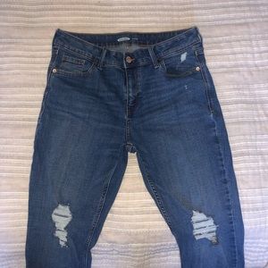 Old Navy Distressed Rockstar Super Skinny Jeans